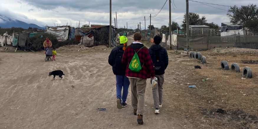 Shail Belani from behind in Argentina