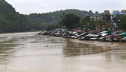 flooded community