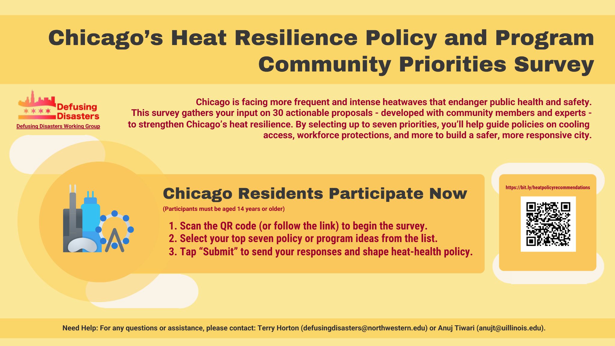 Chicago's Heat Resilience Policy and Program Community Priorities Survey