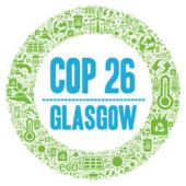 The logo for the COP26 Conference in Glasgow
