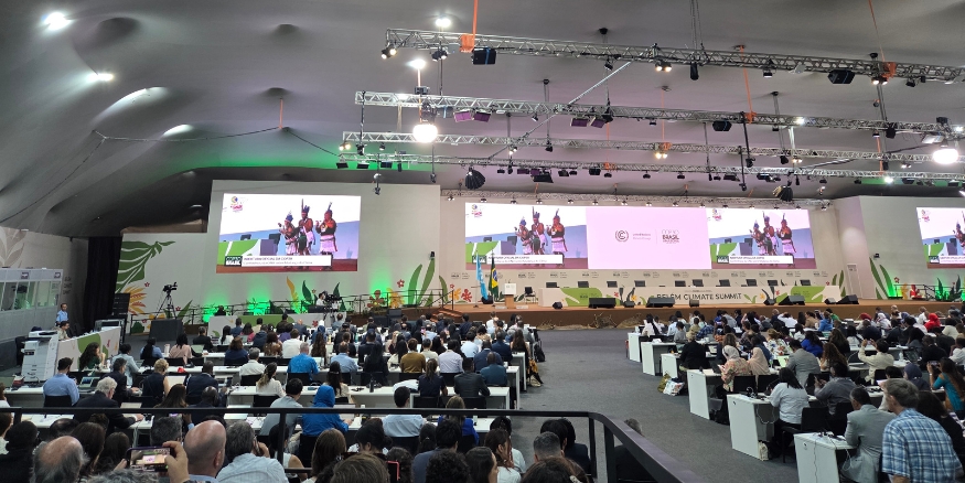 COP30 opening ceremony from the overflow room