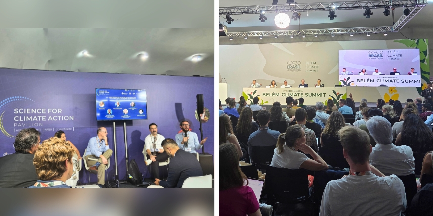 Figure 2-1. Discussions of science diplomacy held at the Science for Climate Action Pavilion. Figure 2-2. Greenpeace press conference  