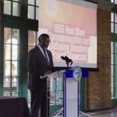 “Many of those lives that were lost were Black, elderly (and) low-income residents living in communities that had been ignored and under-resourced,” Chicago Mayor Brandon Johnson said in his opening remarks.