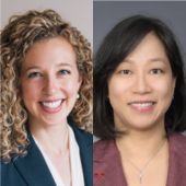 Headshots of Danielle Gilbert and Cynthia Wang