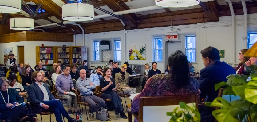 The audience at the Disinformation Symposium