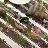 Participants in the China-America Reel Ecology Project used organic material and film strips to develop phytographs during workshops. 