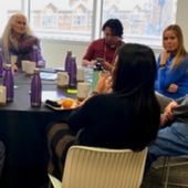 Northwestern faculty and staff collaboratively develop plans for interdisciplinary, transnational research as a part of the Empowering the Next Generation of Global Women Leaders in Universities around the World working group.
