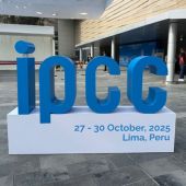 Entry logo for IPCC at the 63rd annual IPCC session in Lima, Peru