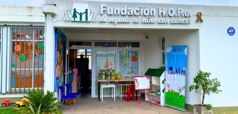 Exterior of HOPe's headquarters in Salta.