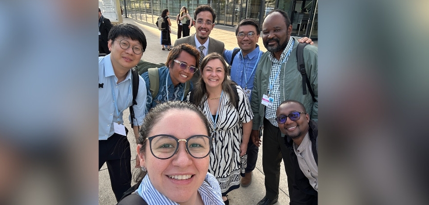 Posing with colleagues from G77 and China member states