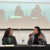The event featured a conversation-style panel and Q&A between Zubillaga and Britto.