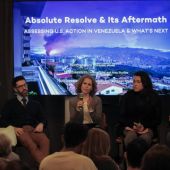 Political science Prof. Ana Arjona talked about the importance of the language used to describe operations like the Jan. 3 strike in Caracas at the Buffett event.