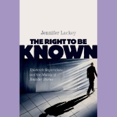 The cover of The Right to Be Known, the new book by Jennifer Lackey