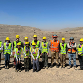 Central to the experience were visits to three Chilean mines, where students saw firsthand how industry and green technologies impact local communities.